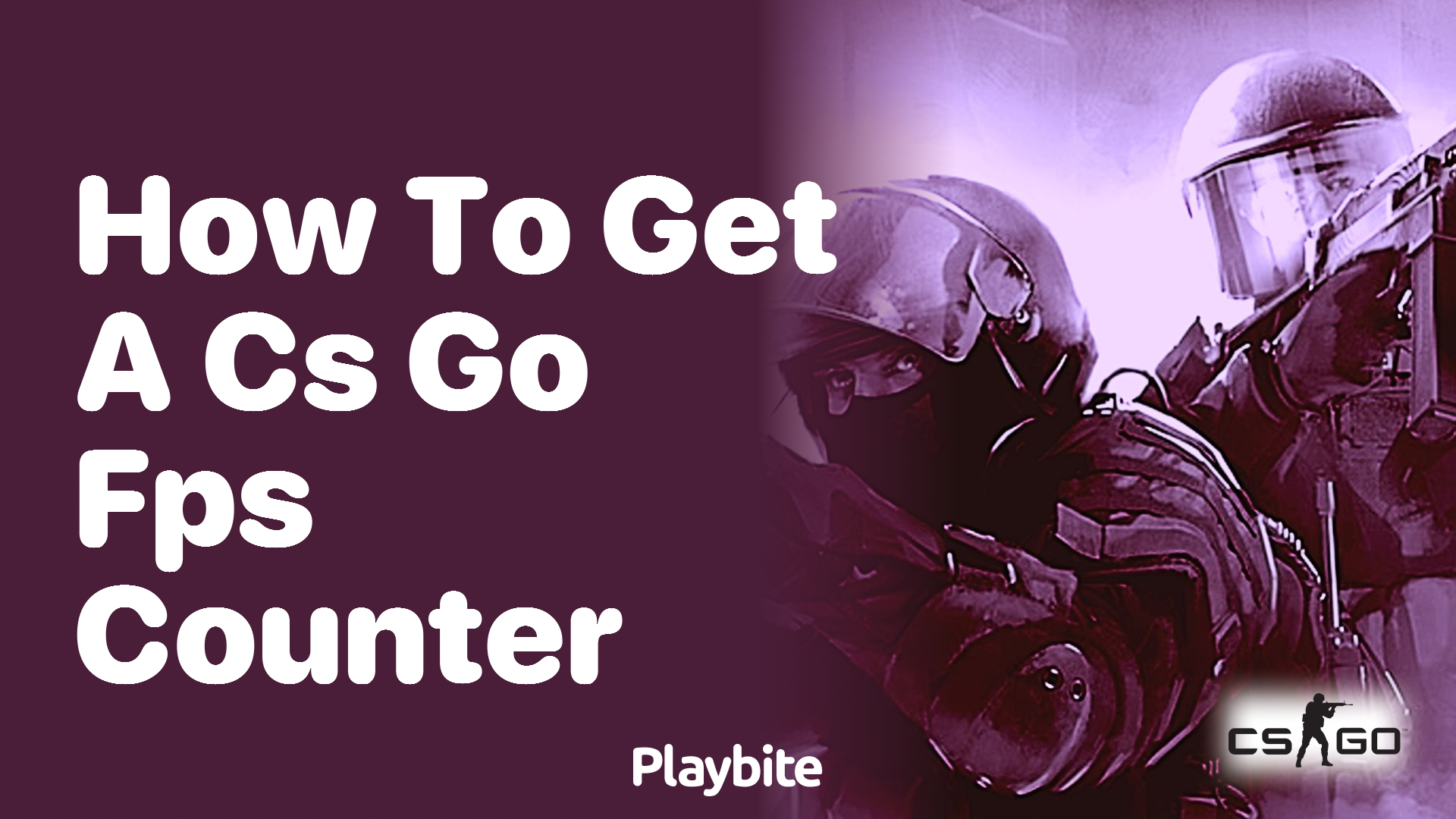 How to Get a CS:GO FPS Counter