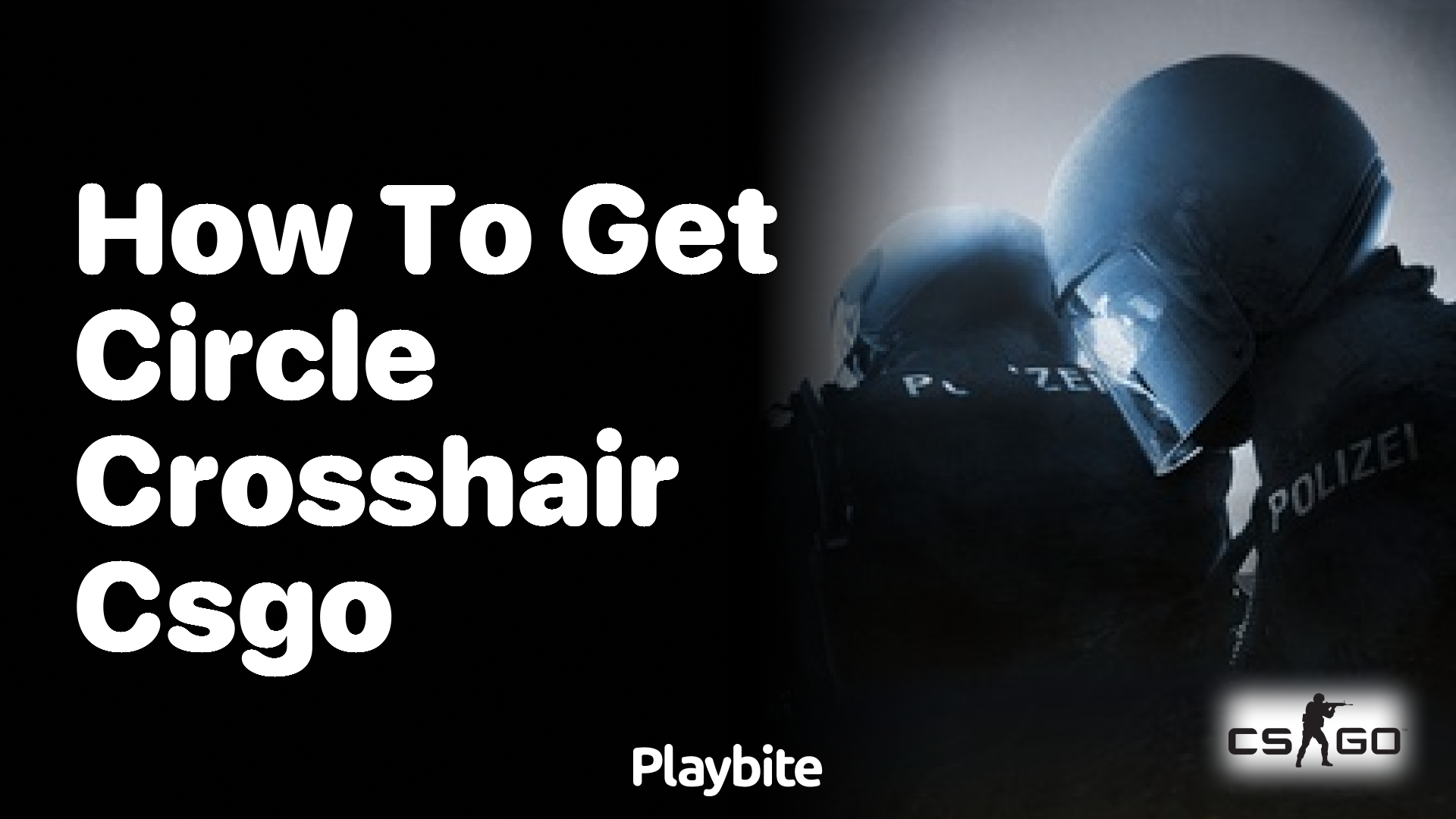 How to get a circle crosshair in CS:GO