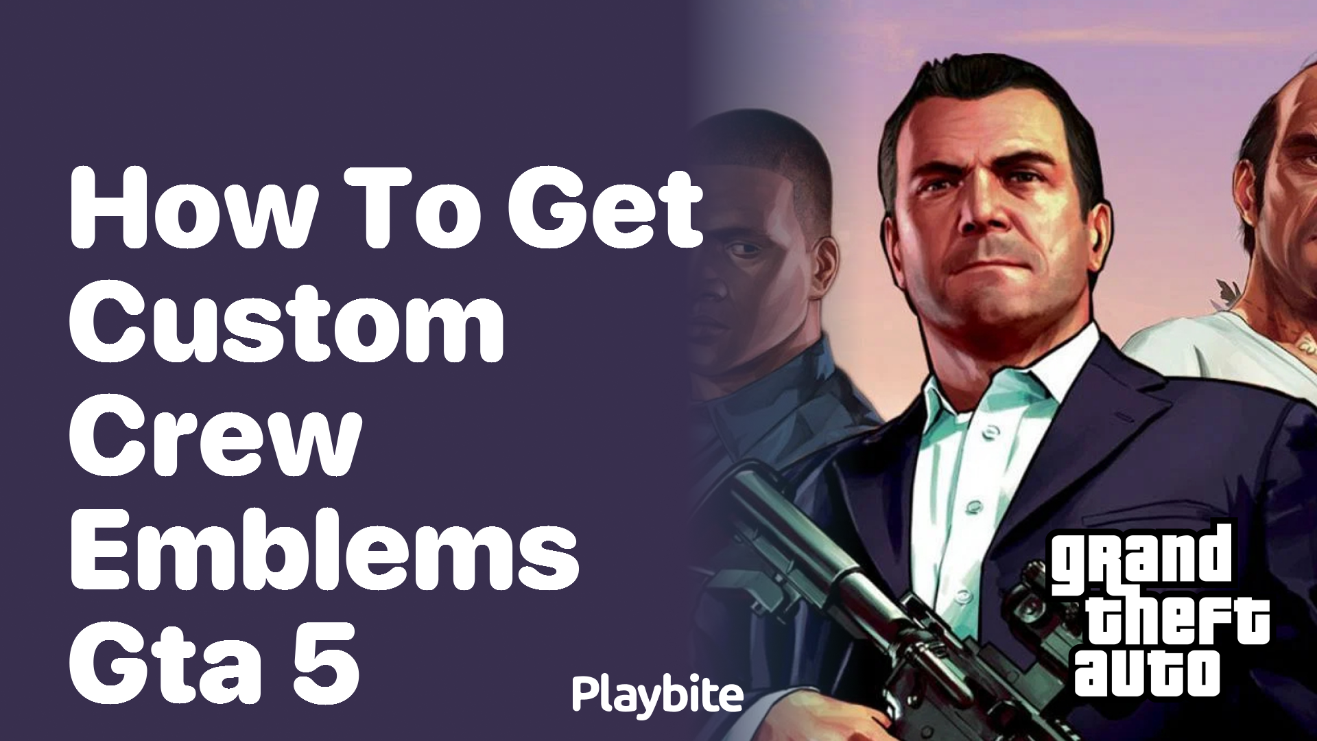 How to get custom crew emblems in GTA 5