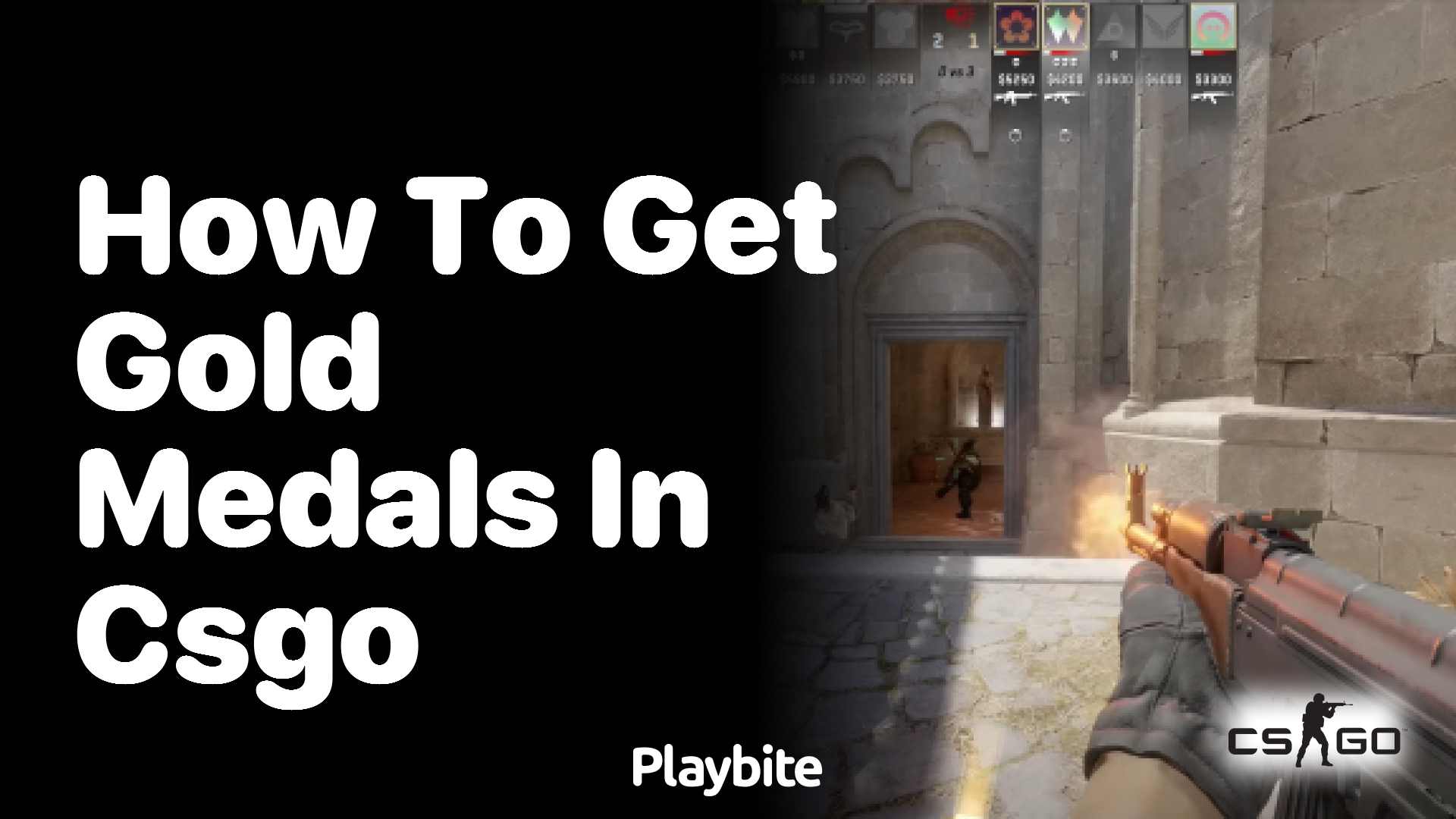How to get gold medals in CS:GO