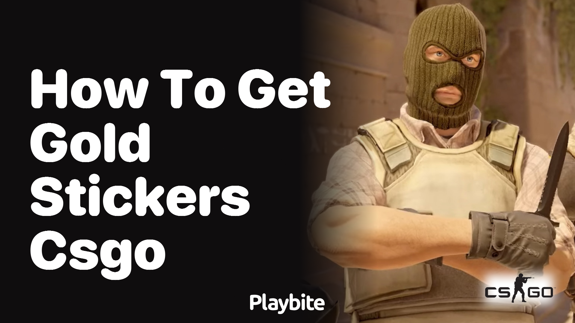 How to get Gold Stickers in CS:GO