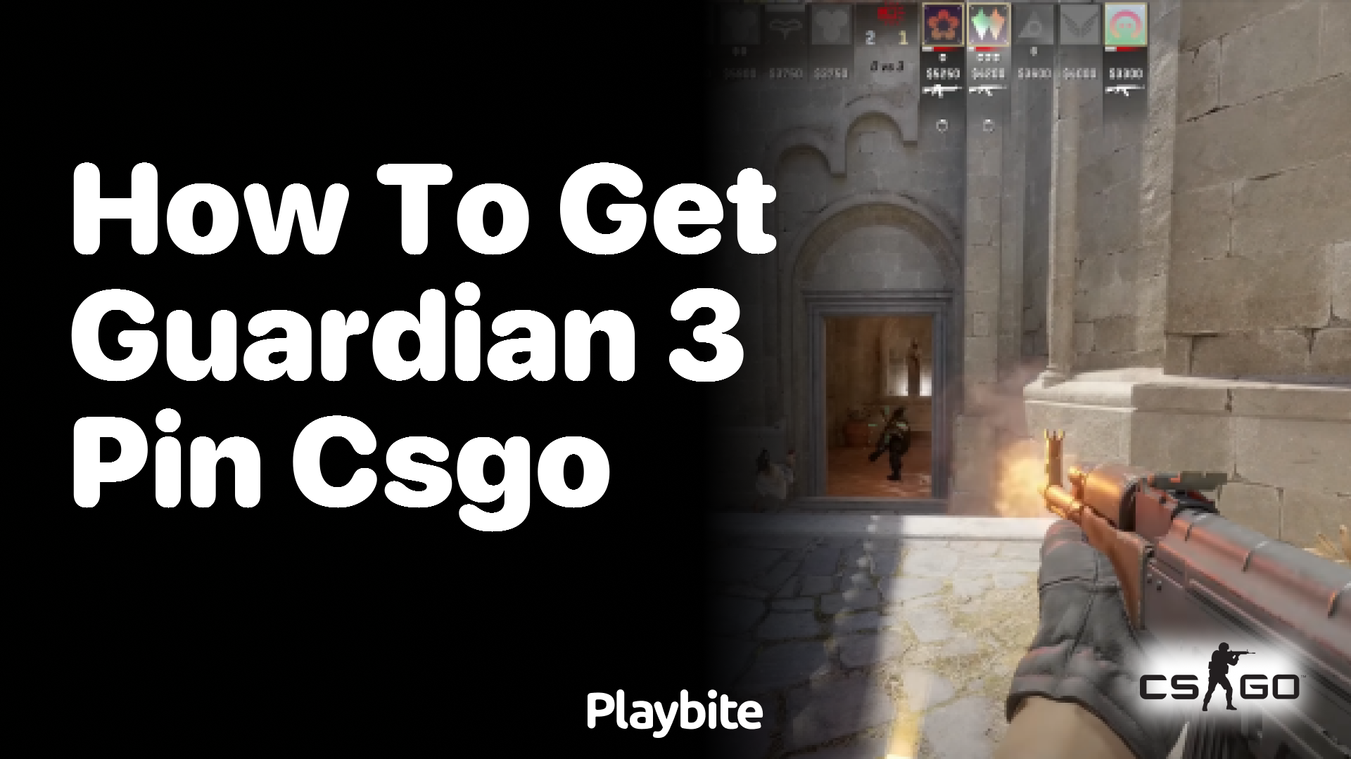 How to get the Guardian 3 pin in CS:GO