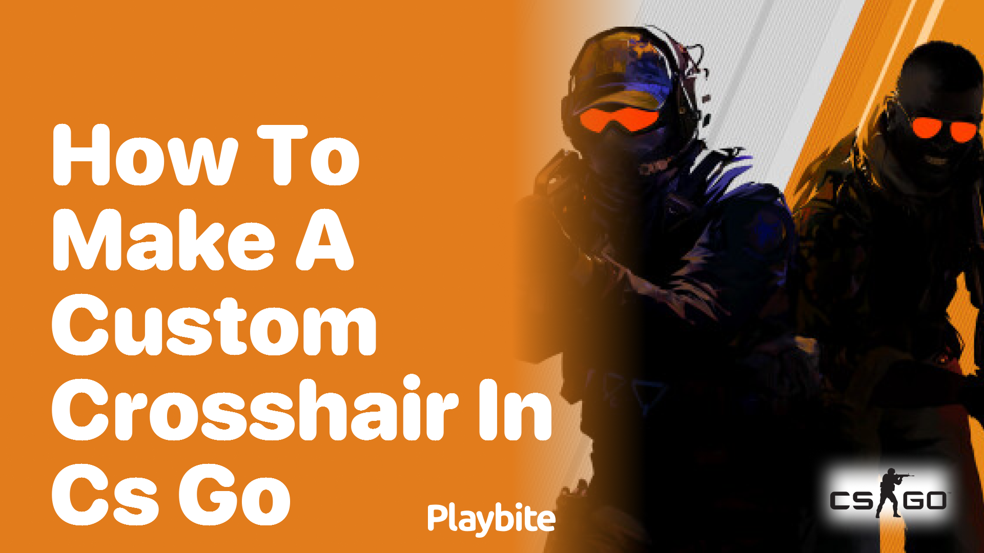 How to make a custom crosshair in CS:GO
