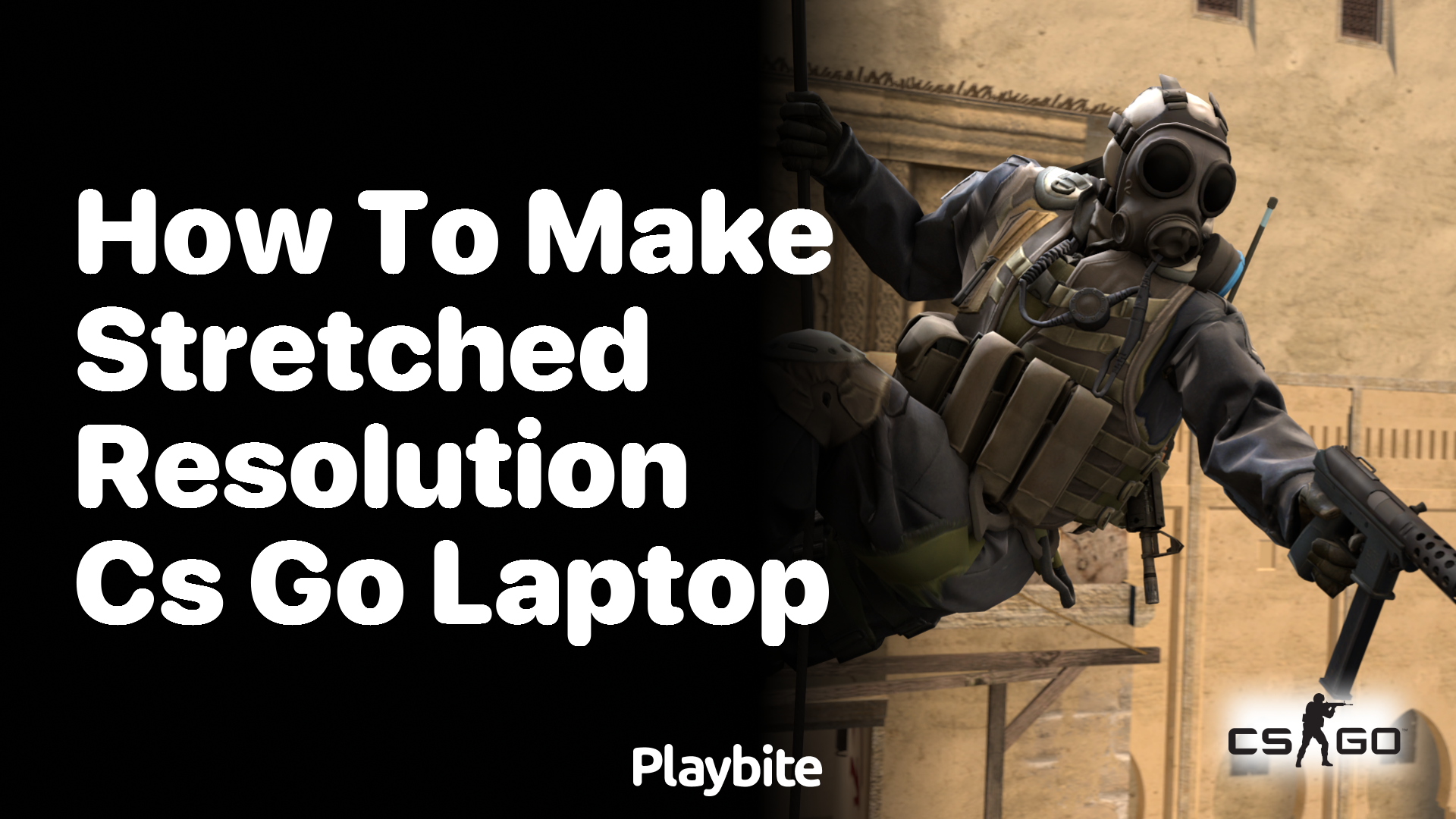 How to make stretched resolution in CS:GO on a laptop