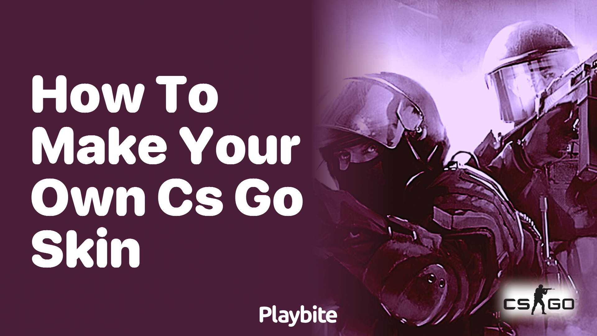 How to make your own CS:GO skin