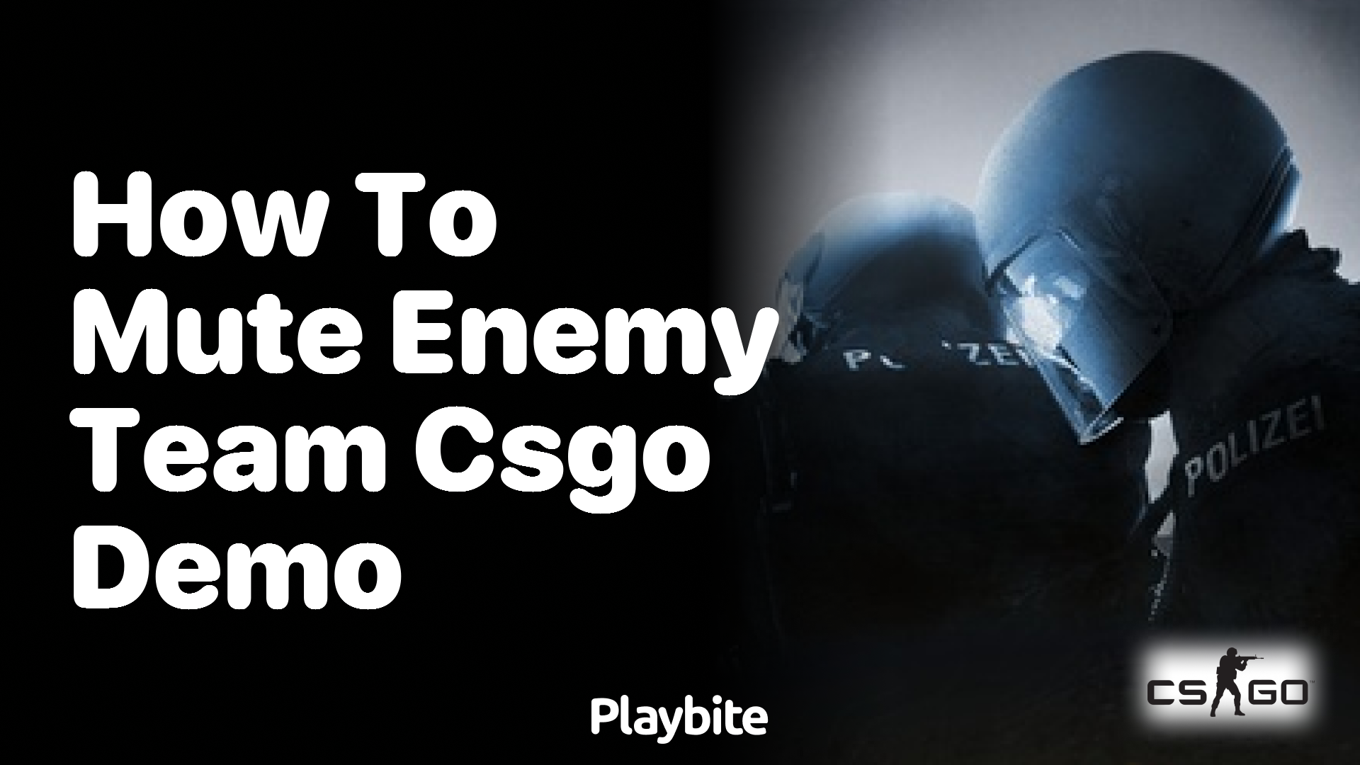 How to mute the enemy team in a CS:GO demo