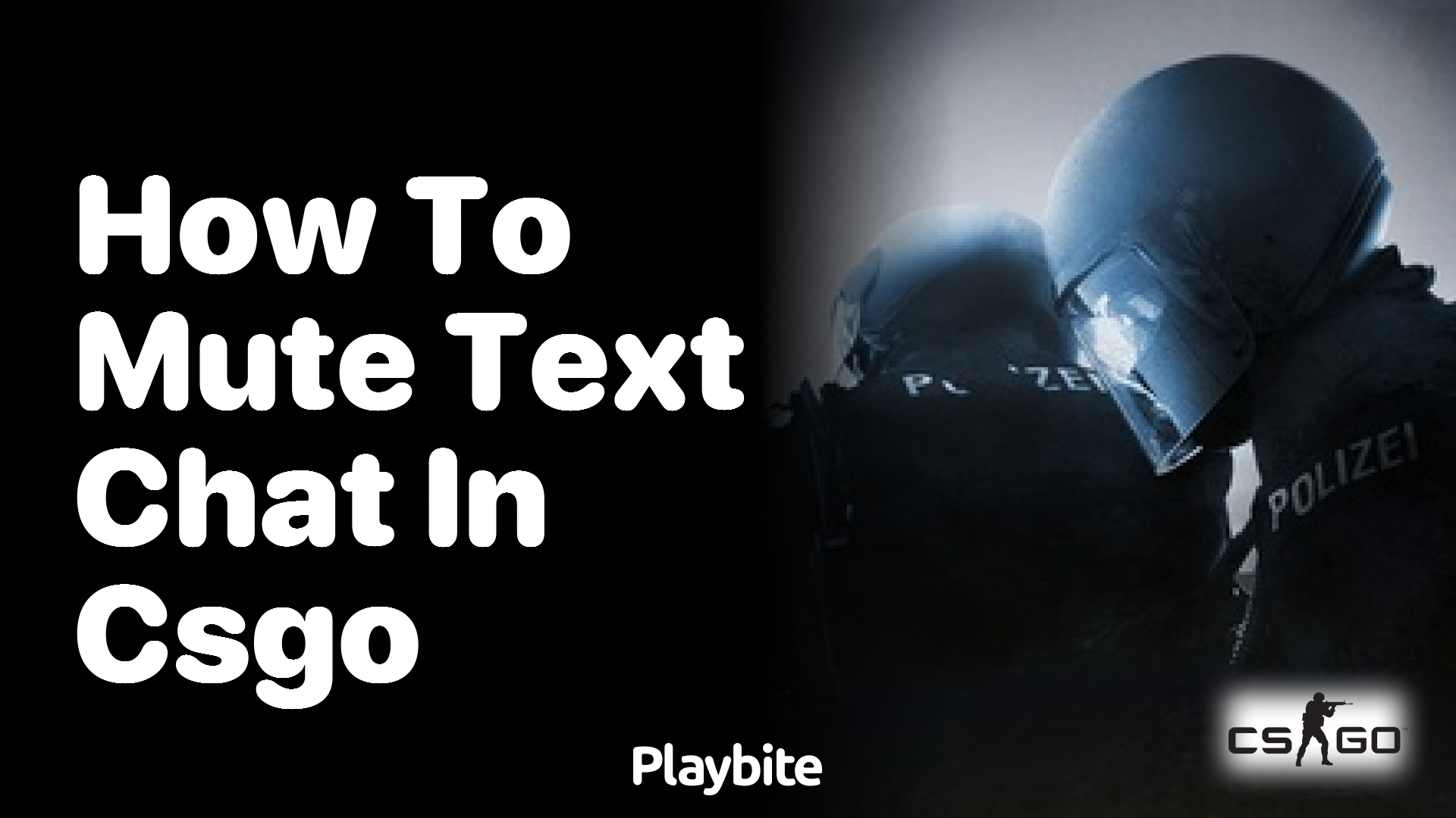 How to mute text chat in CS:GO