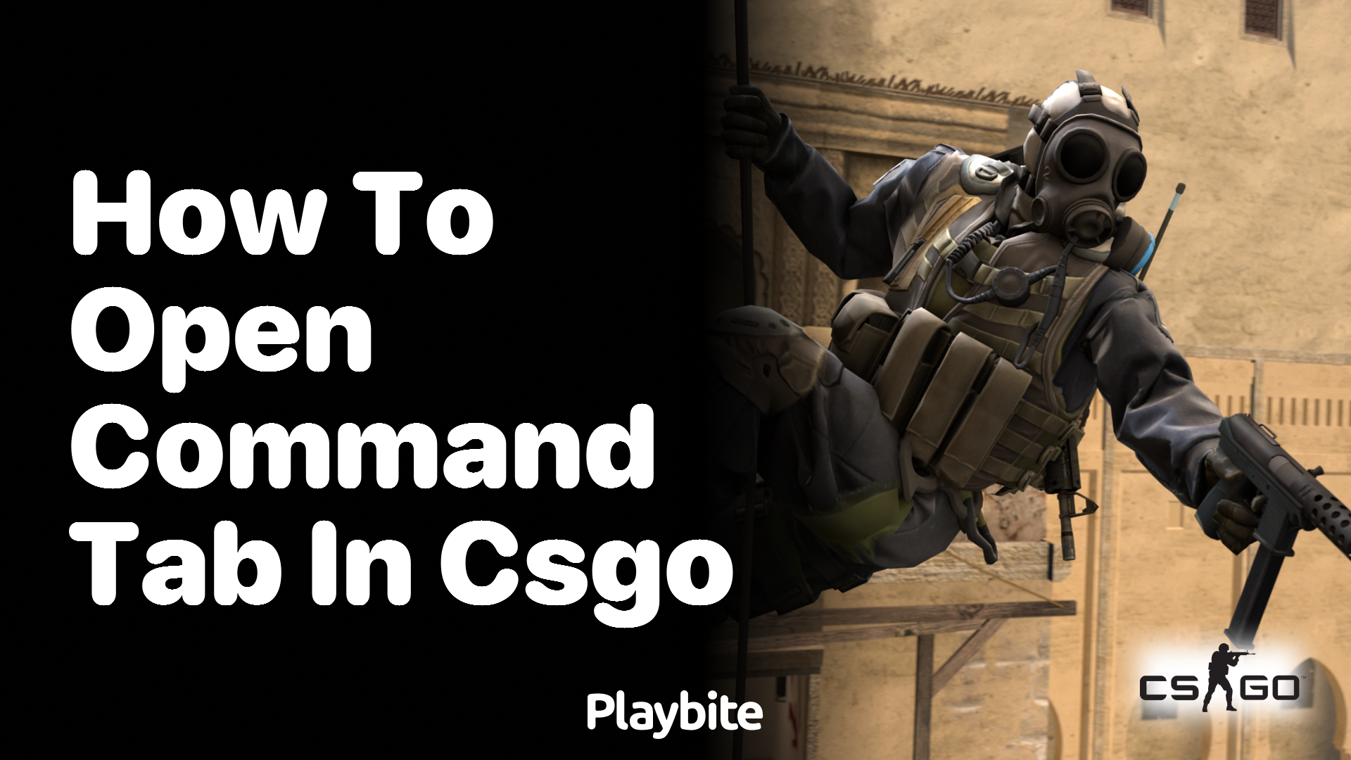 How to open the command tab in CS:GO