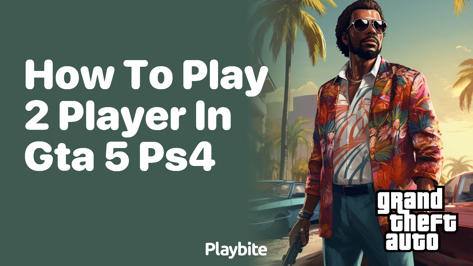 How to play 2 player in GTA 5 on PS4