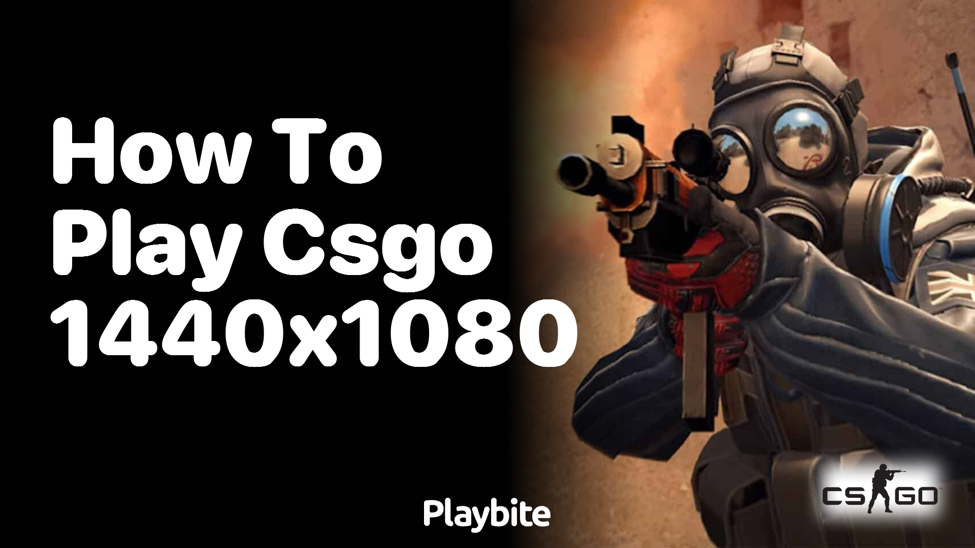 How to play CS:GO in 1440×1080 resolution