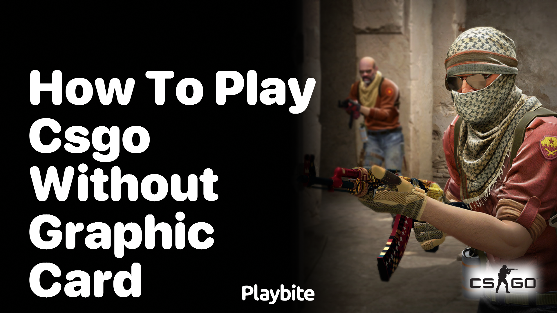 How to play CSGO without a graphics card?