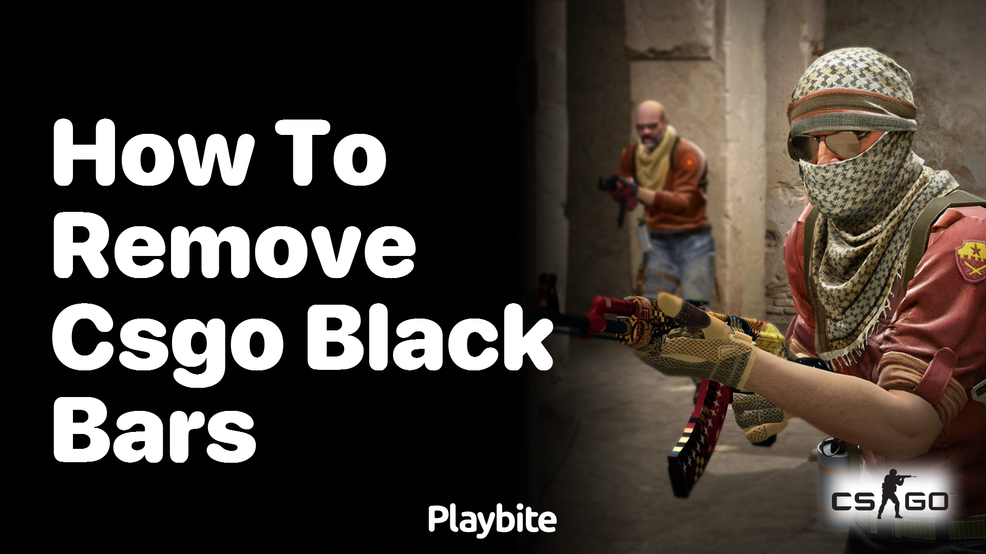 How to remove CS:GO black bars