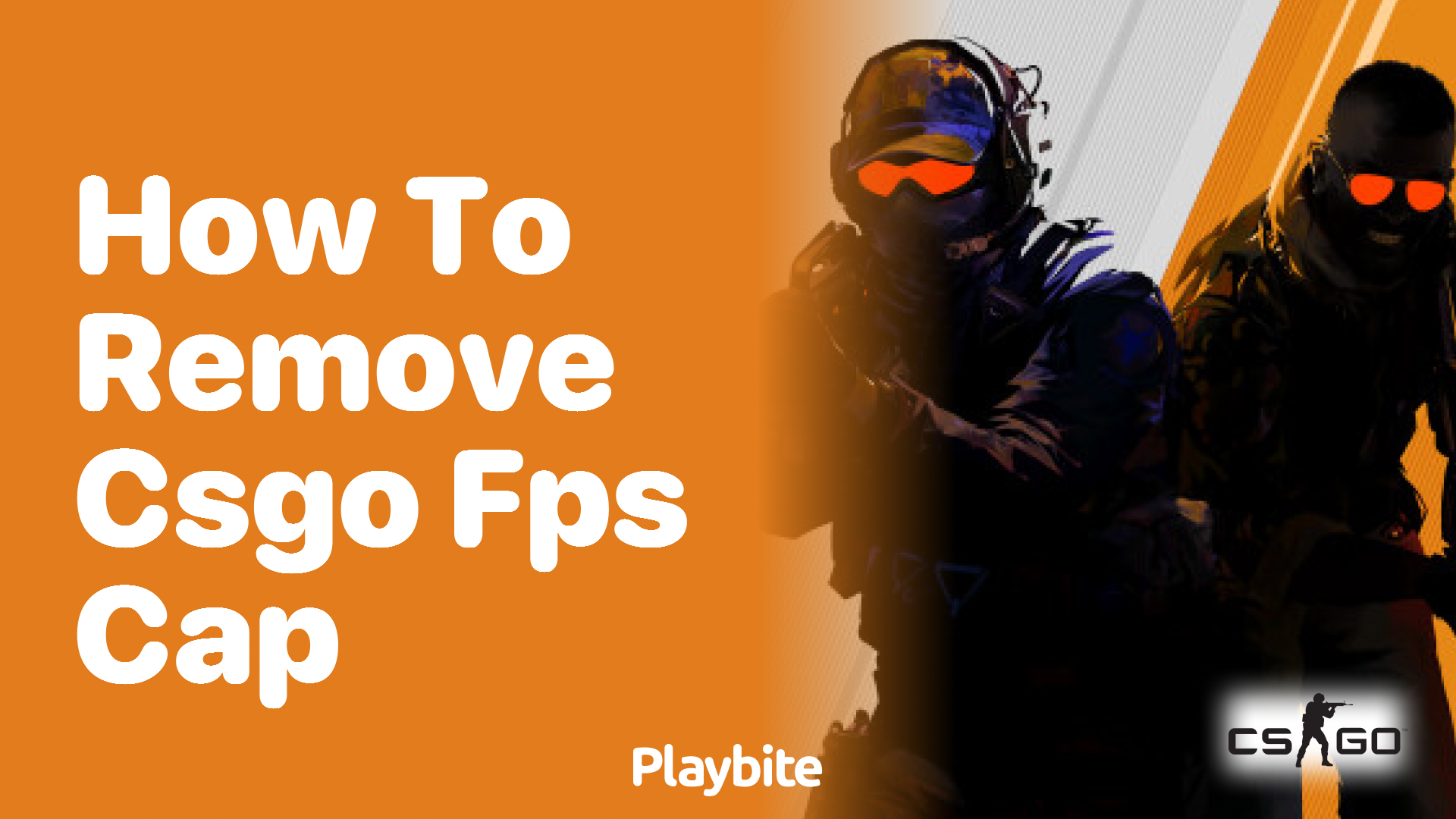 How to remove the FPS cap in CS:GO