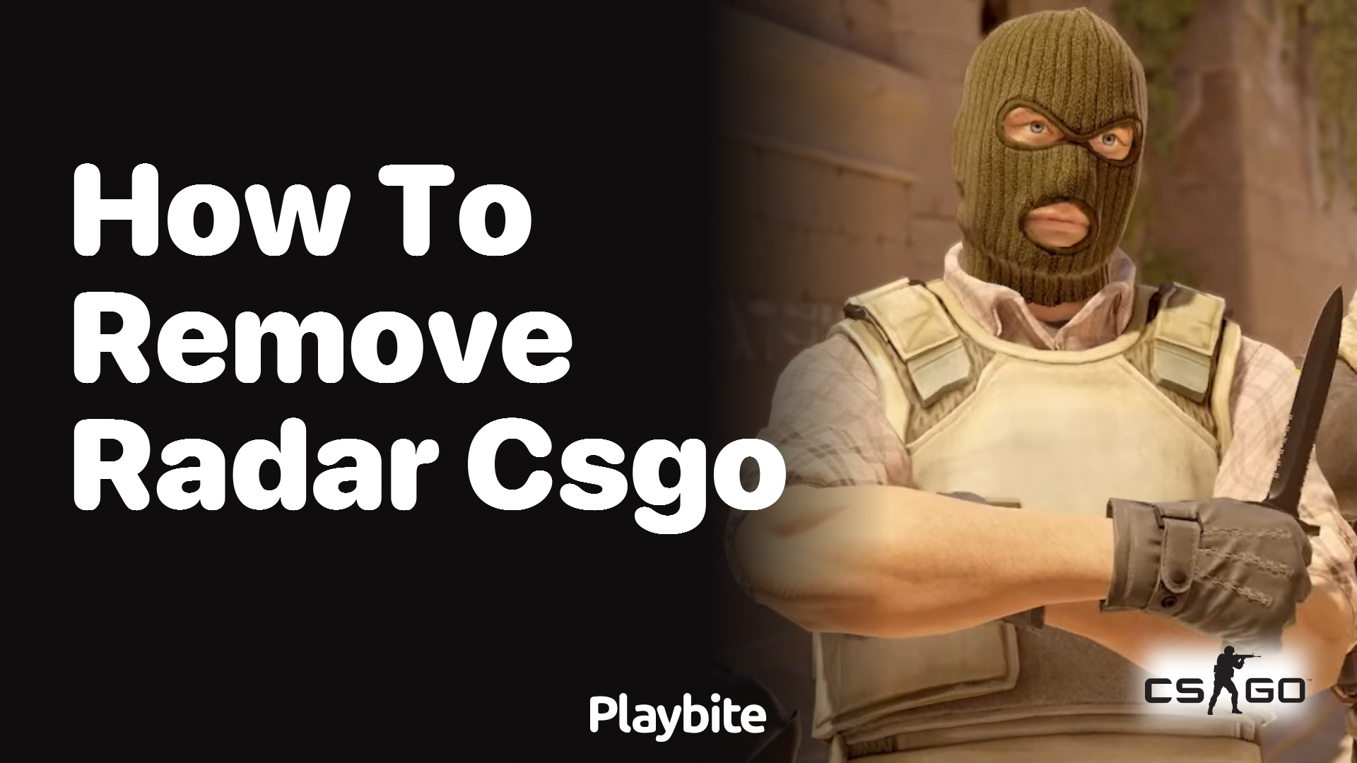 How to remove radar in CS:GO