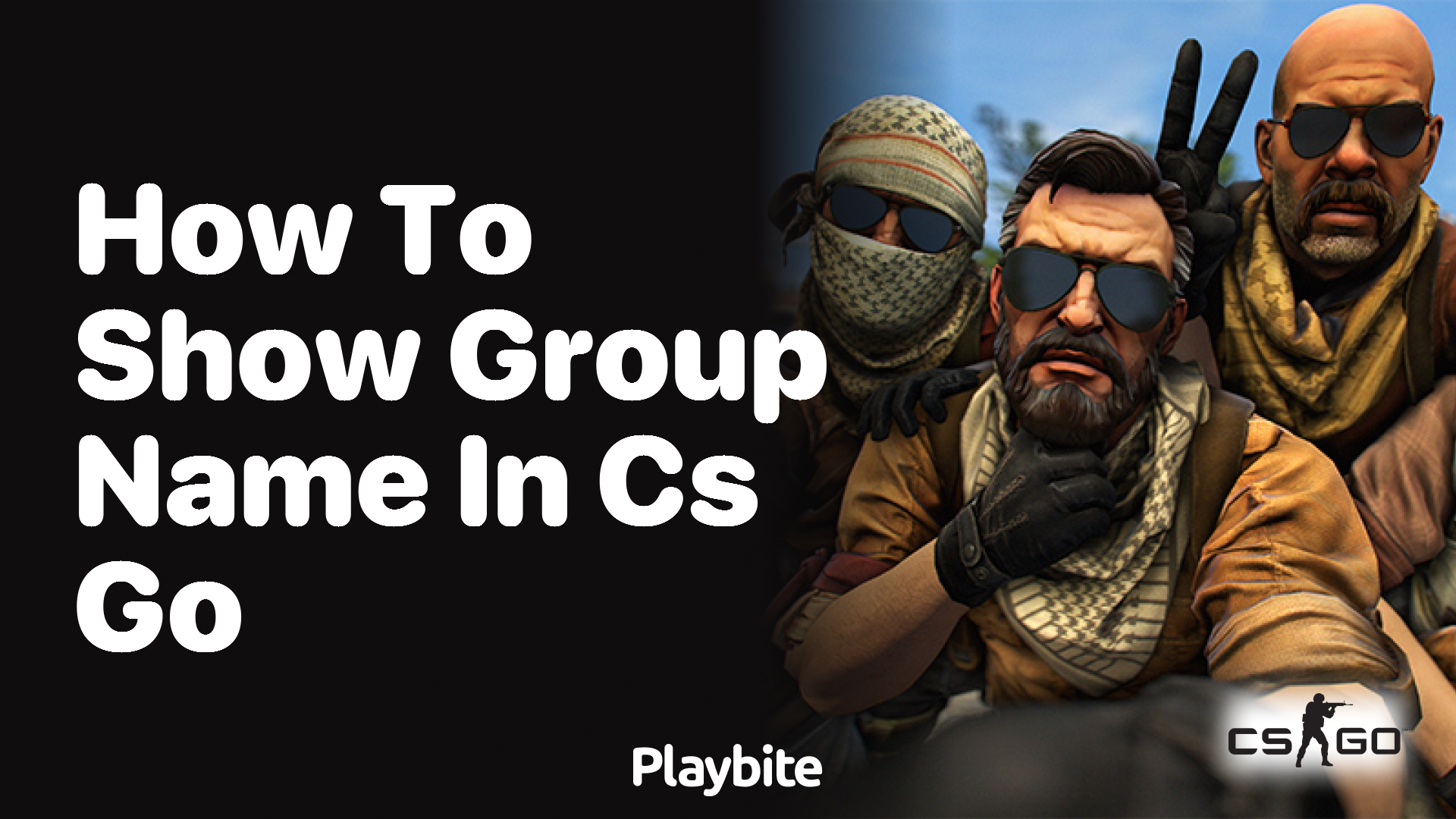 How to show group name in CS:GO
