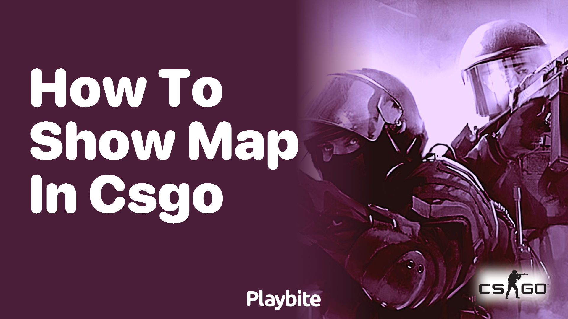How to show the map in CS:GO