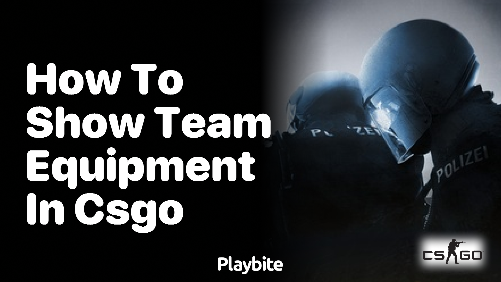 How to show team equipment in CS:GO