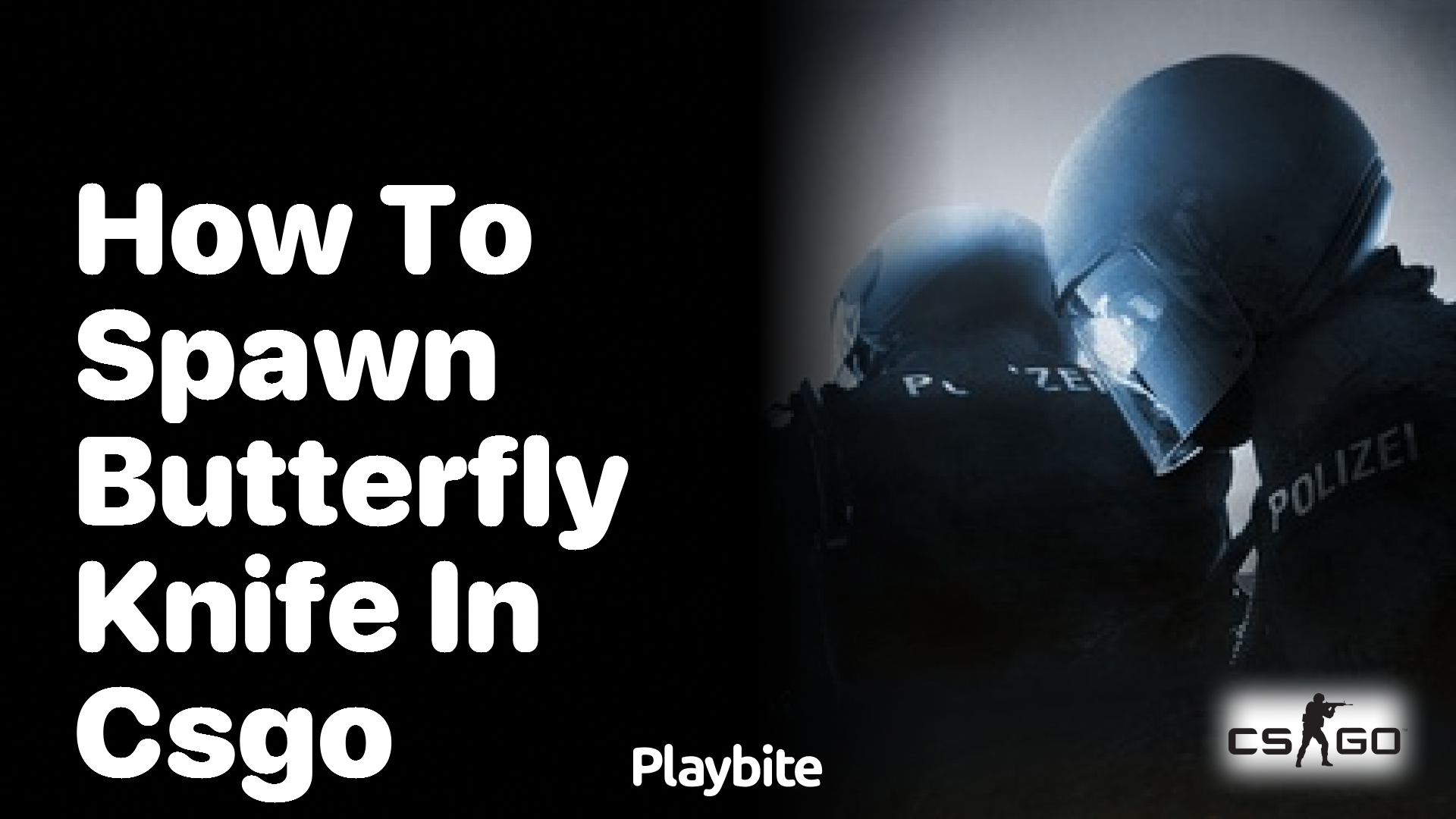 How to spawn a butterfly knife in CS:GO