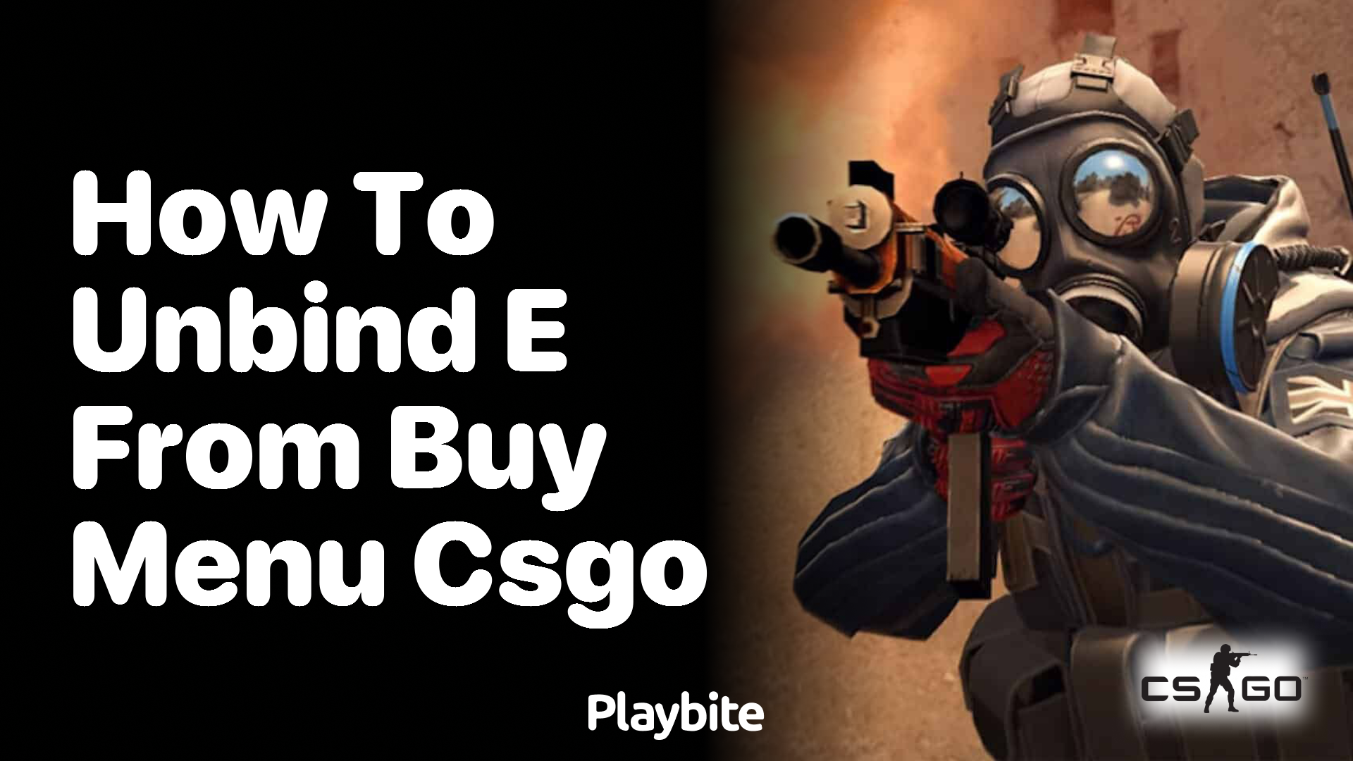 How to unbind ‘E’ from the buy menu in CS:GO?