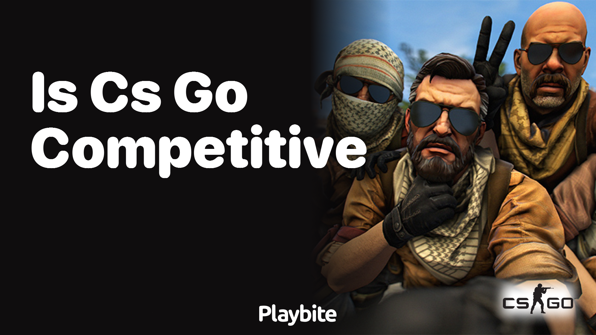 Is CS:GO competitive?