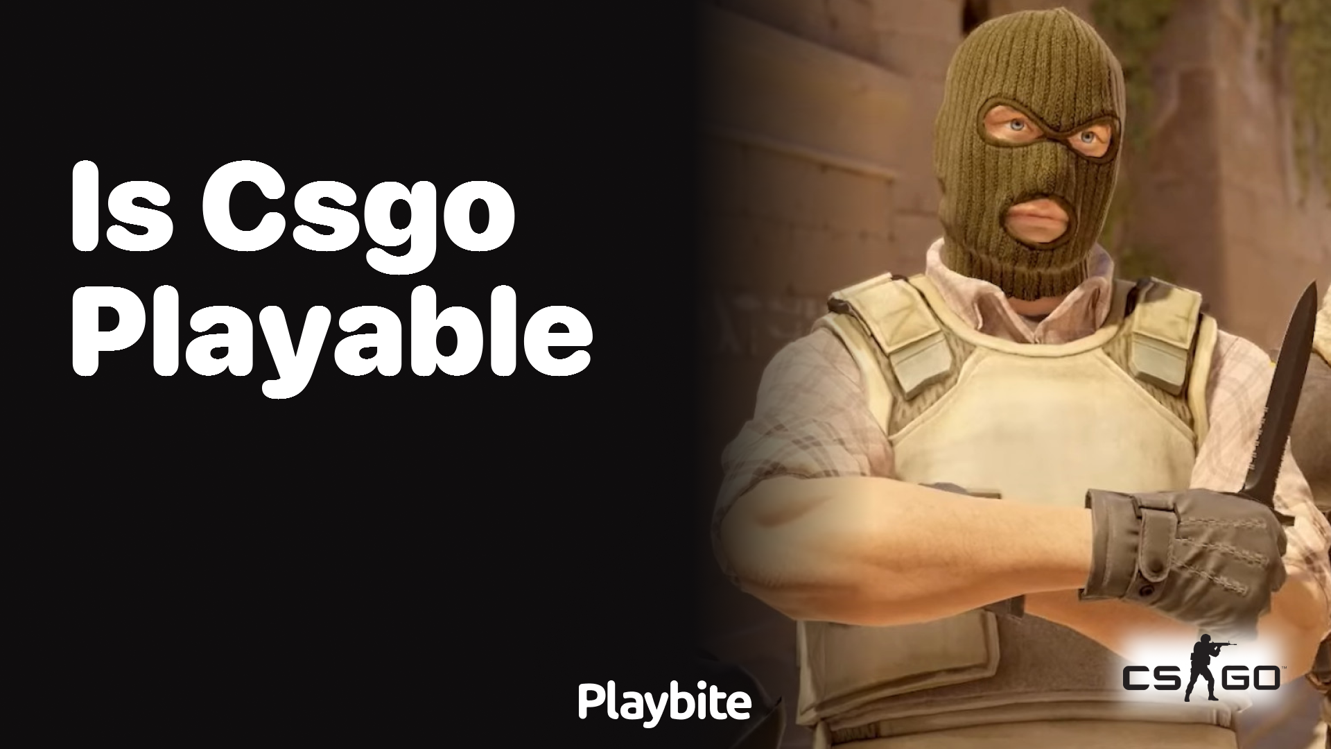 Is CS:GO playable?
