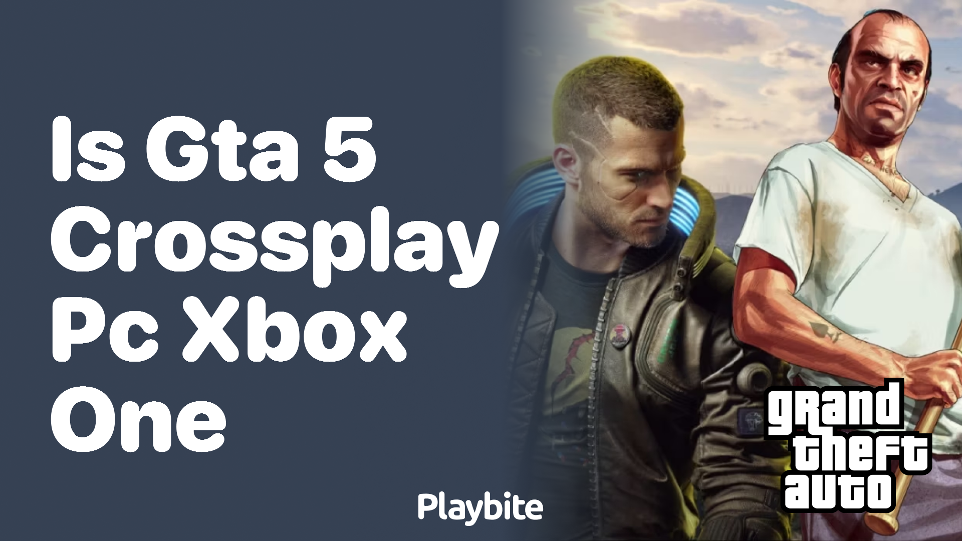 Is GTA 5 Crossplay between PC and Xbox One?