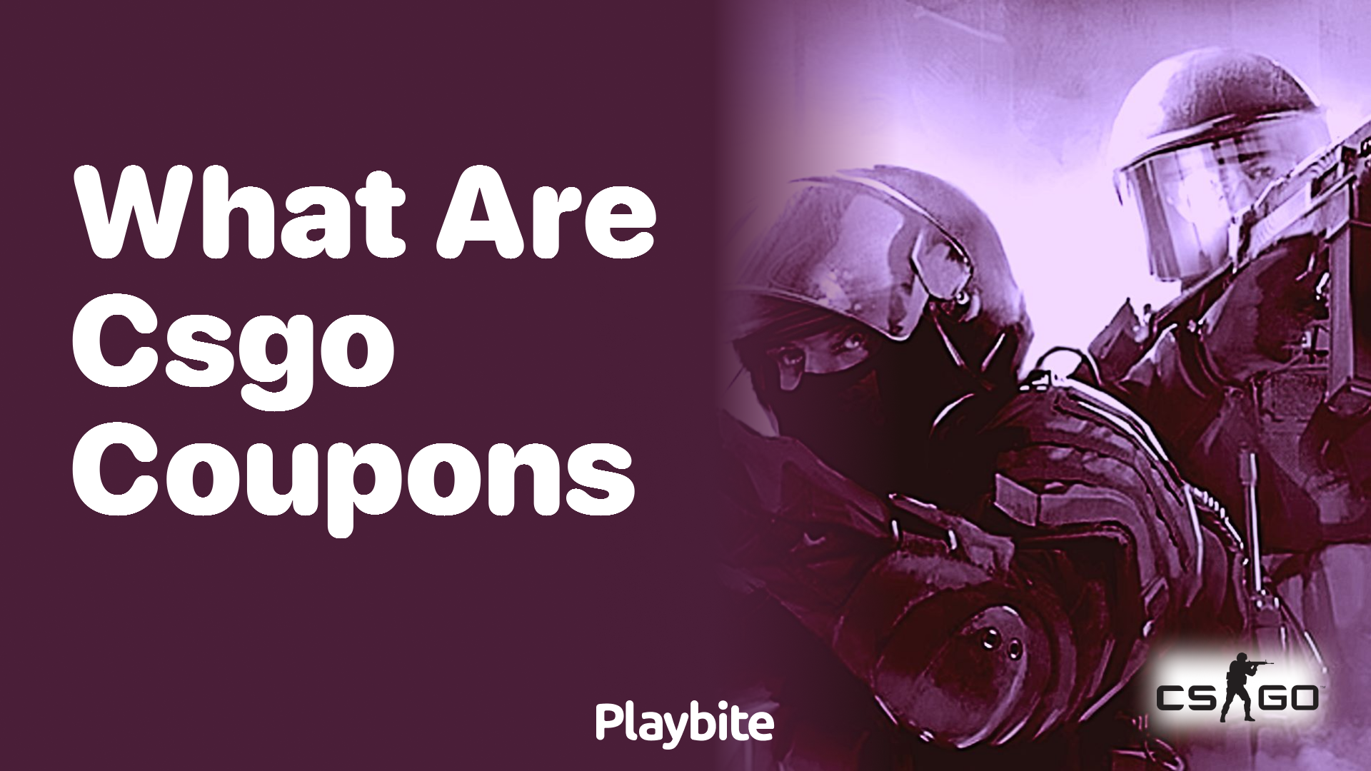 What are CS:GO coupons?