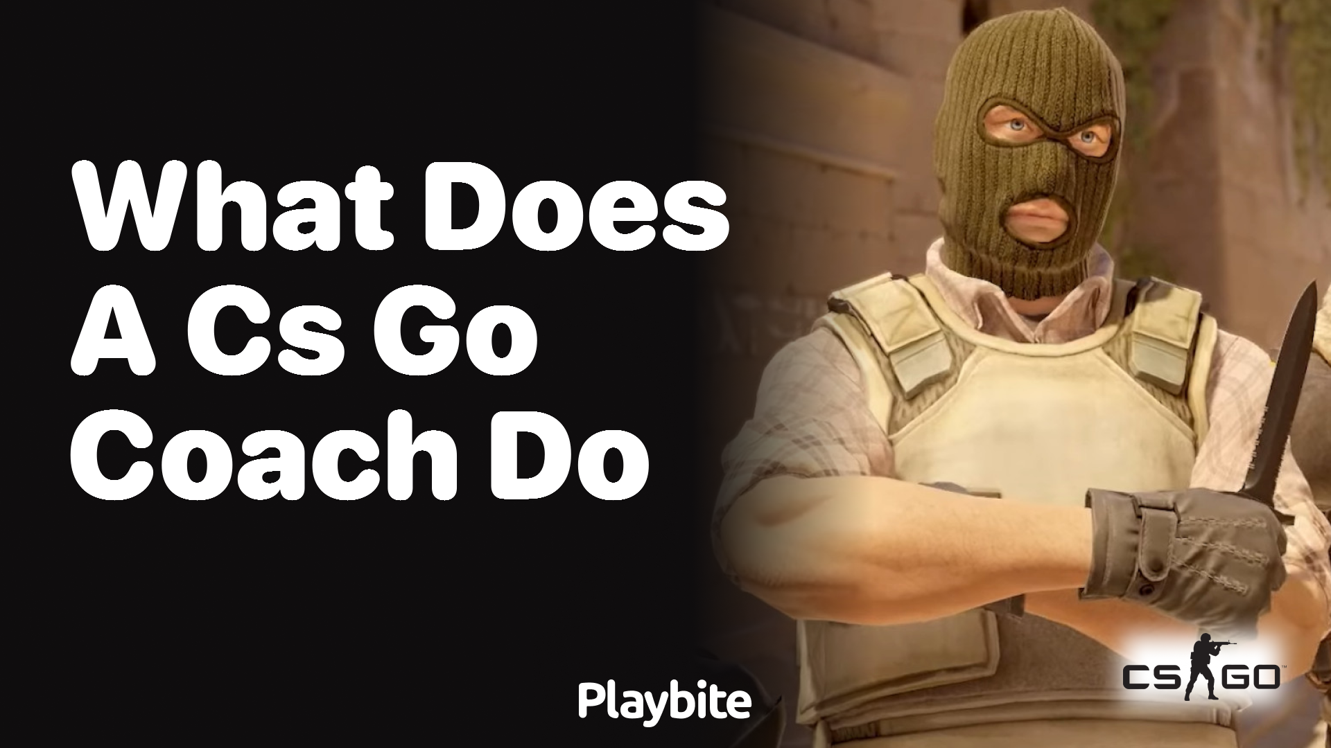 What does a CS:GO coach do?