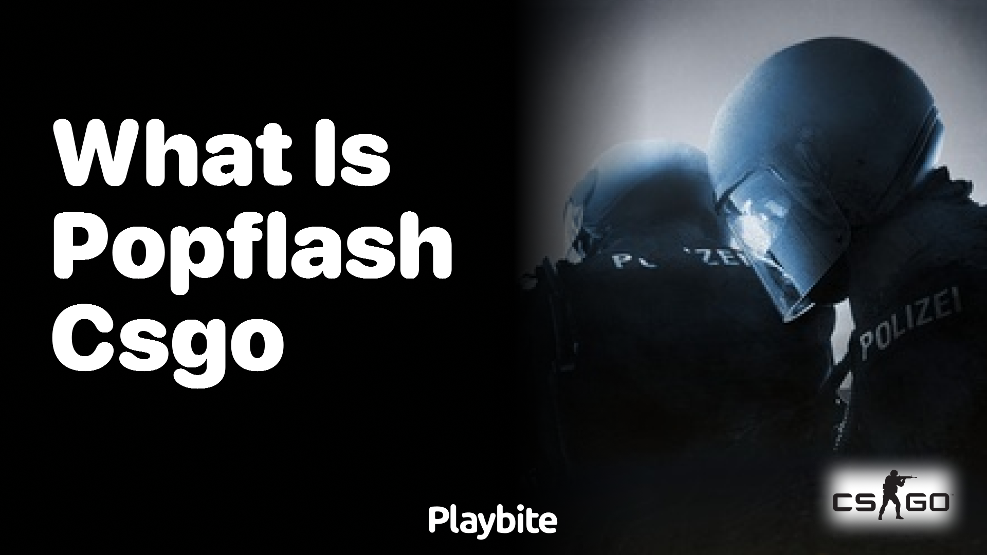 What is PopFlash in CS:GO?