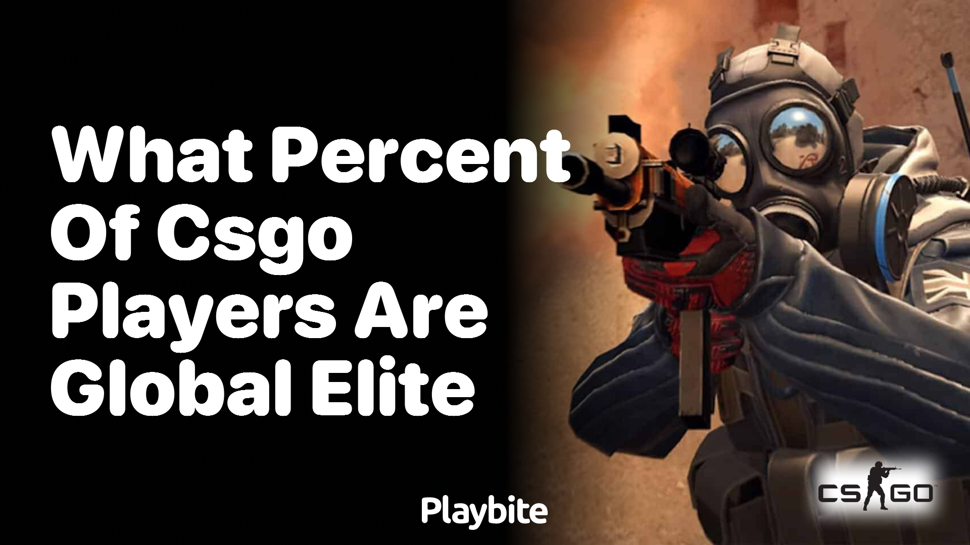 What percent of CS:GO players are Global Elite?