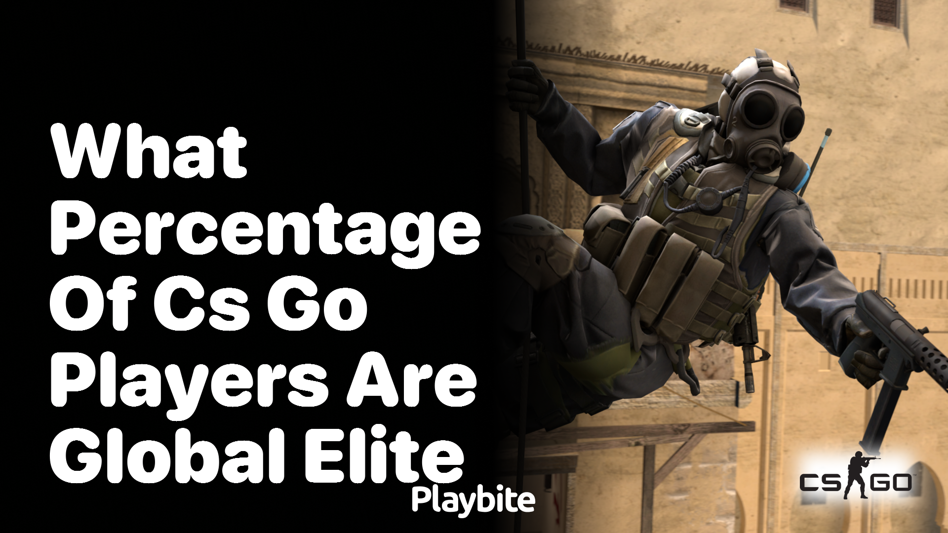 What percentage of CS:GO players are Global Elite?