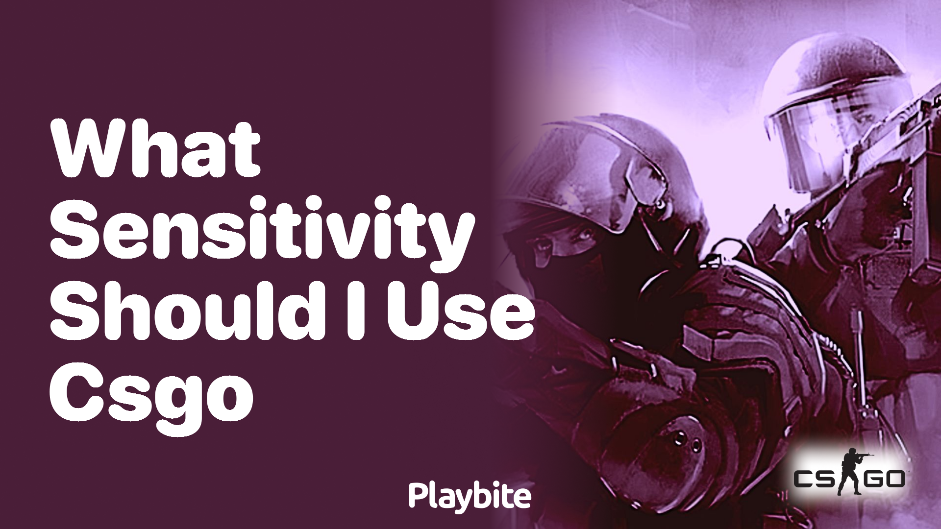 What sensitivity should I use in CS:GO?
