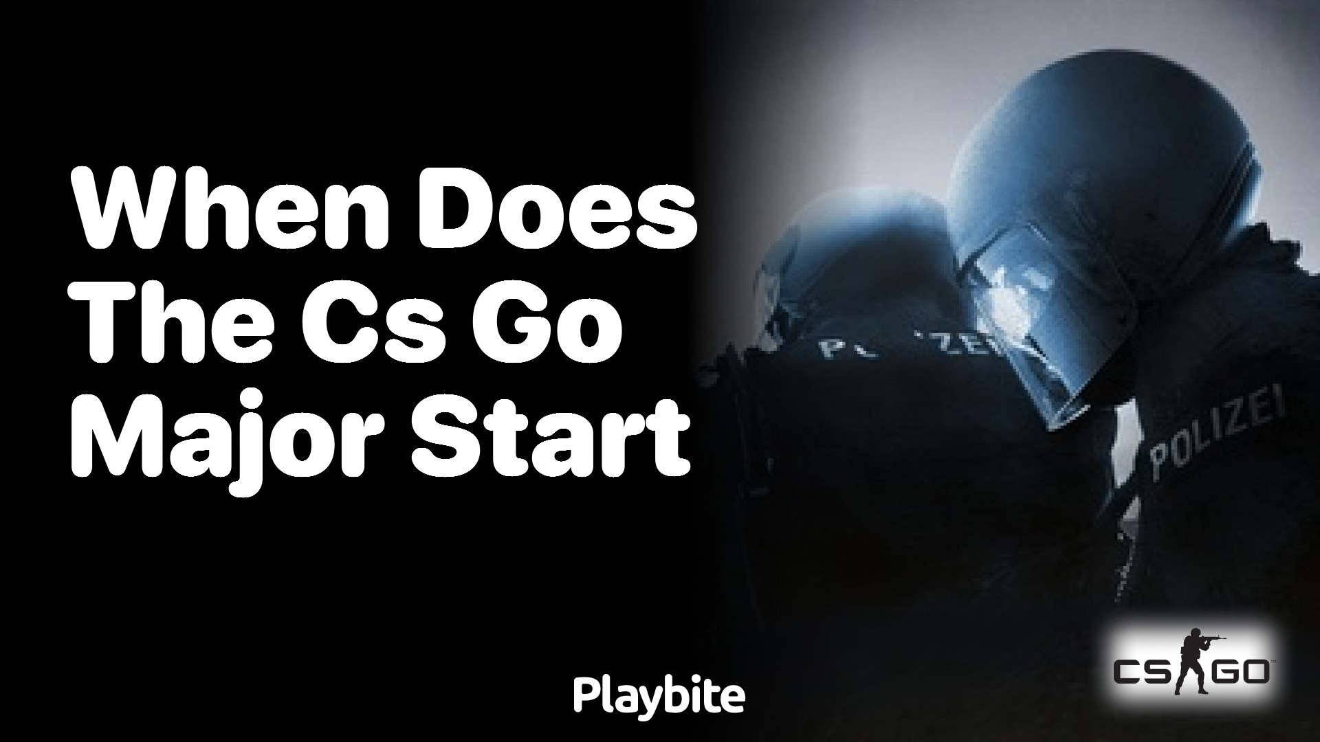 When does the CS:GO Major start?