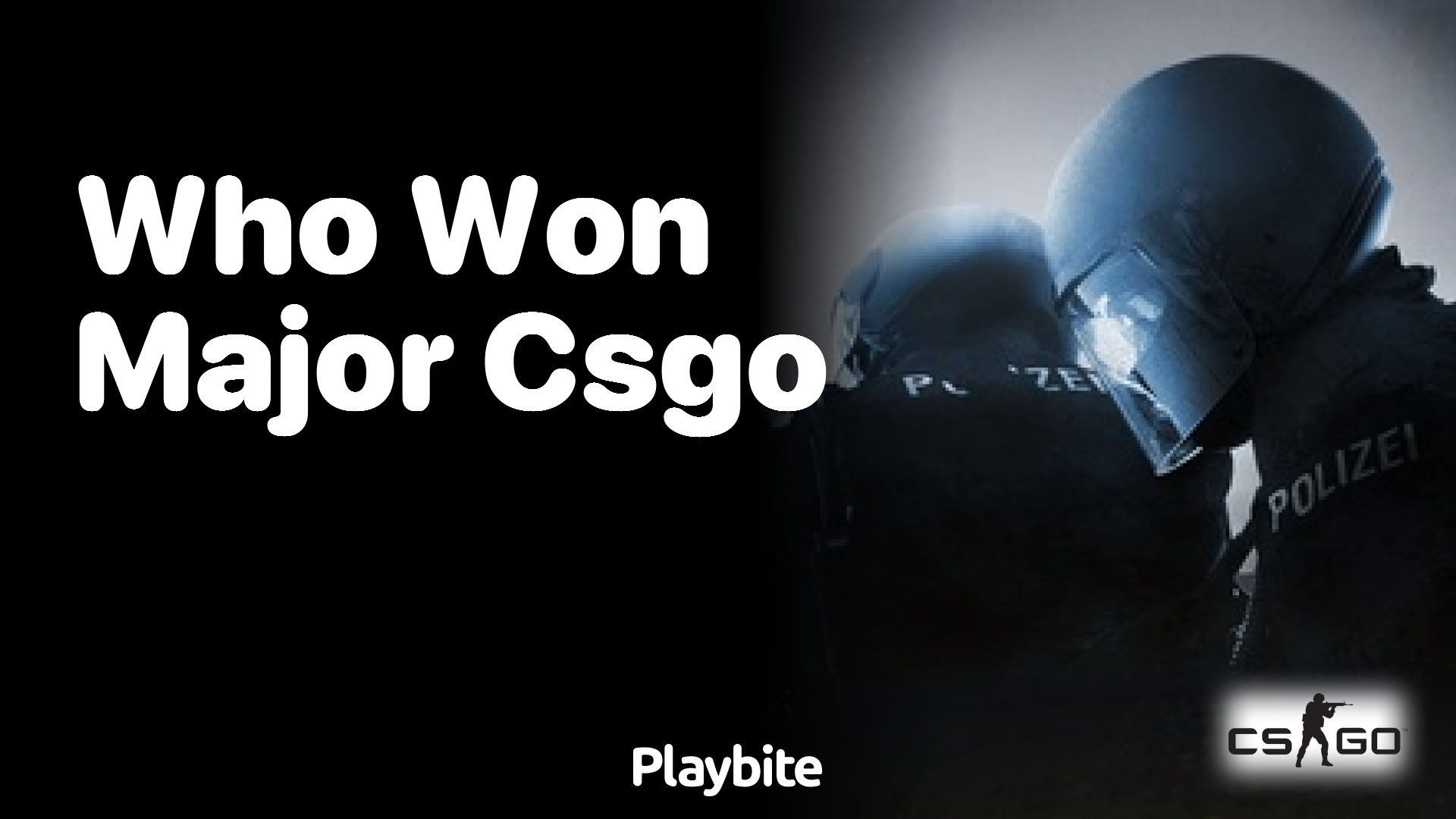 Who won the major CS:GO tournament?