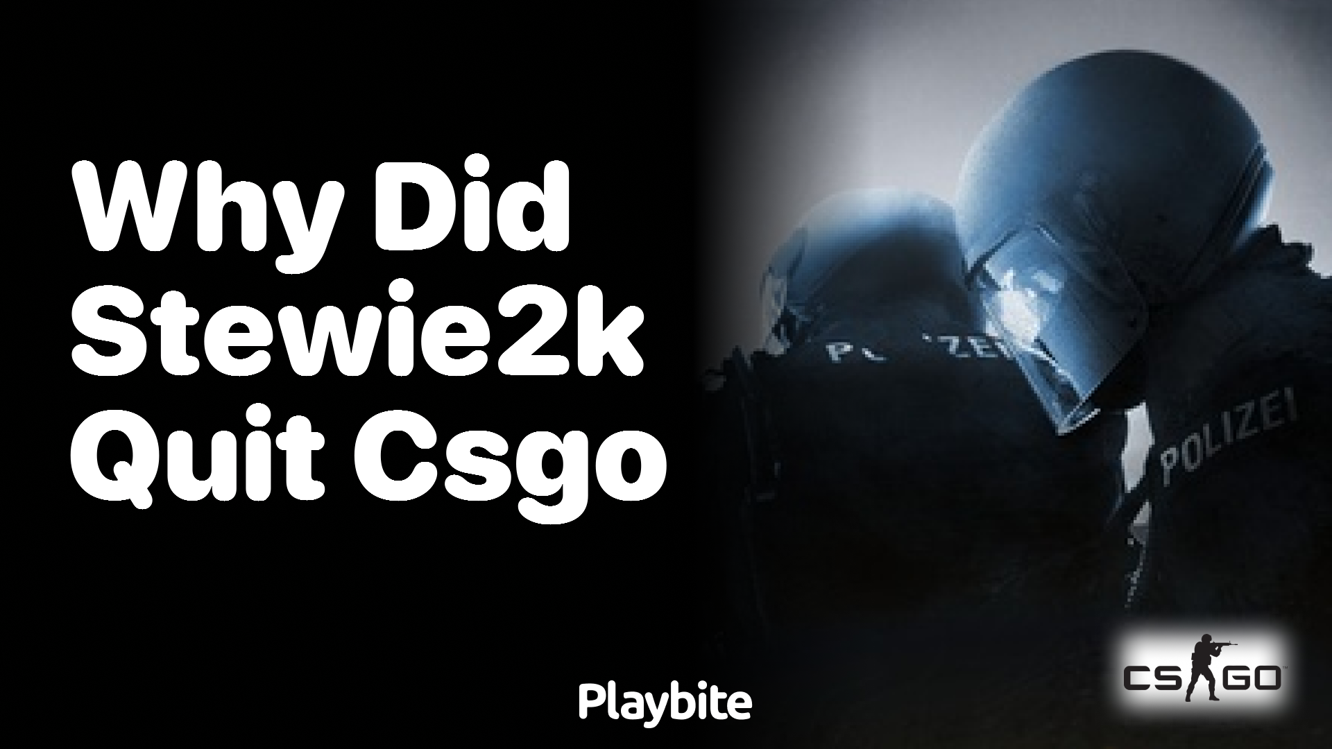 Why did Stewie2K quit CS:GO?